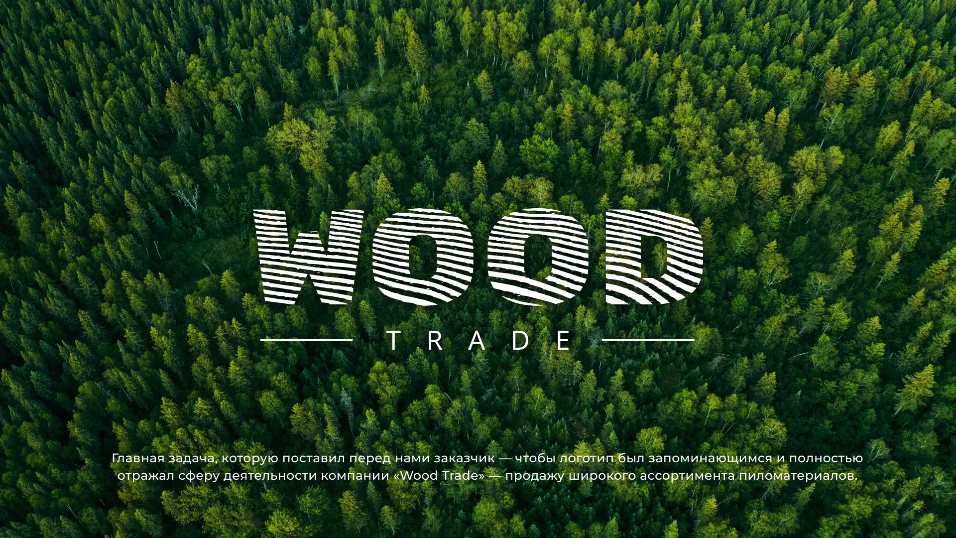 Разработка логотипа для компании «Wood Trade» в Вилючинске