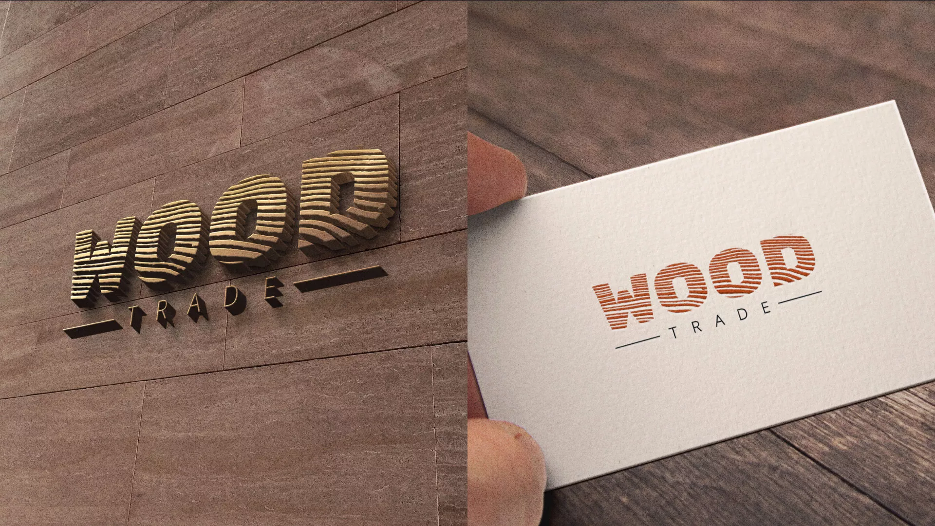 Разработка логотипа для компании «Wood Trade» в Вилючинске