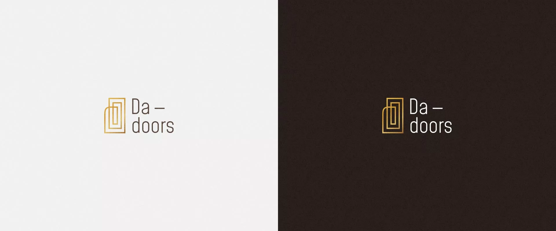 Разработка логотипа для компании «DA-DOORS» в Вилючинске